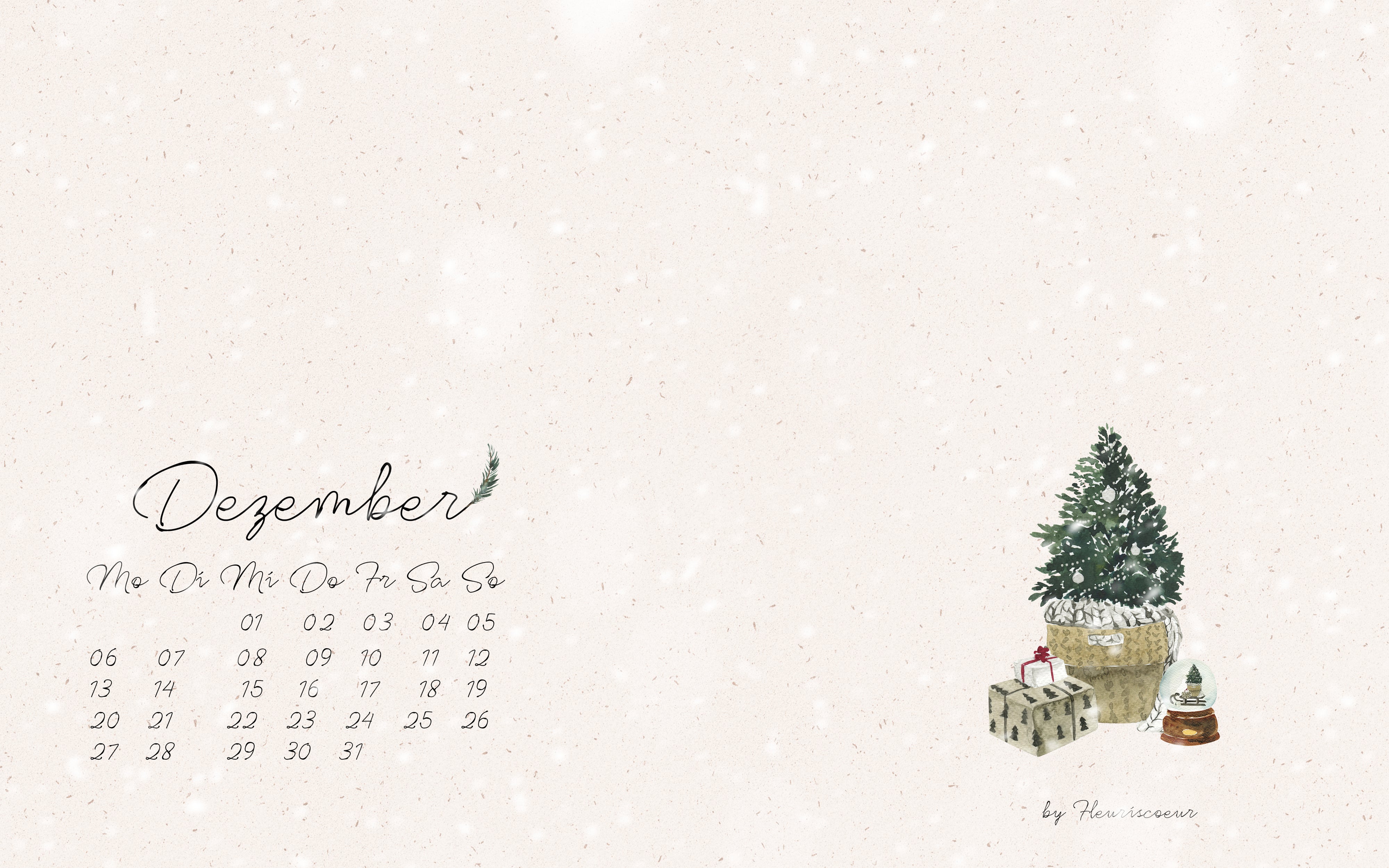 KOSTENLOSES DEZEMBER WALLPAPER