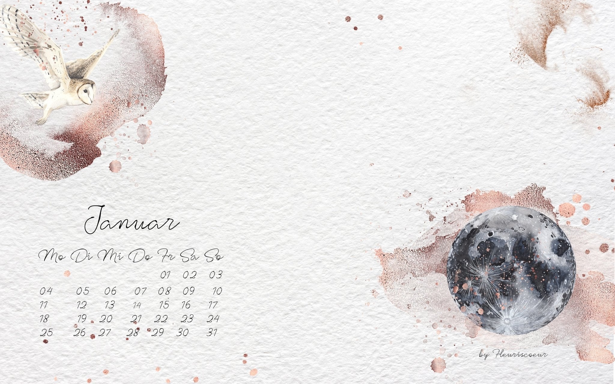 Kostenloses Januar Wallpaper | FLEURISCOEUR