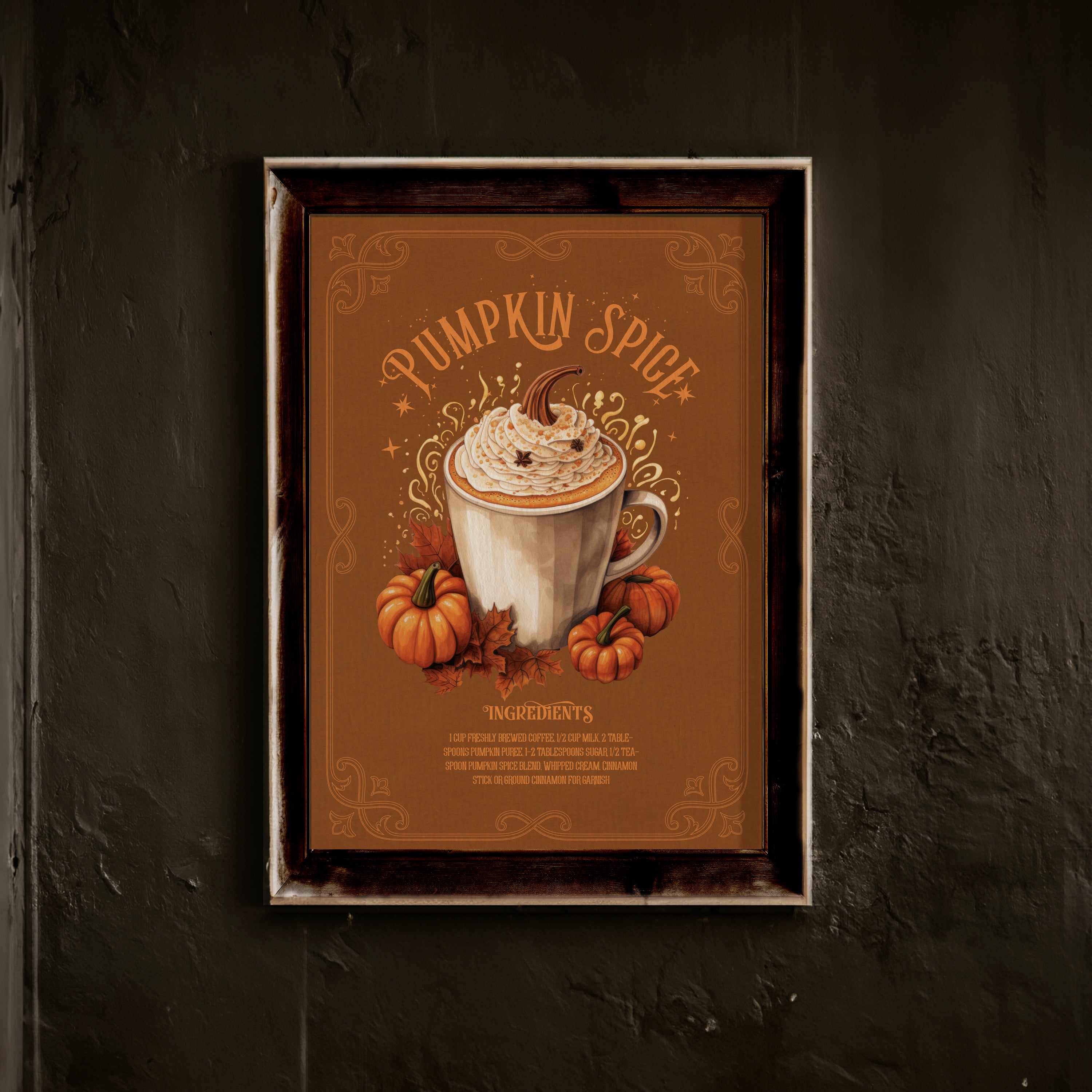 KUNSTDRUCK PUMPKIN SPICE