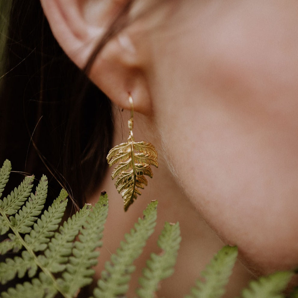 EARRINGS FERN