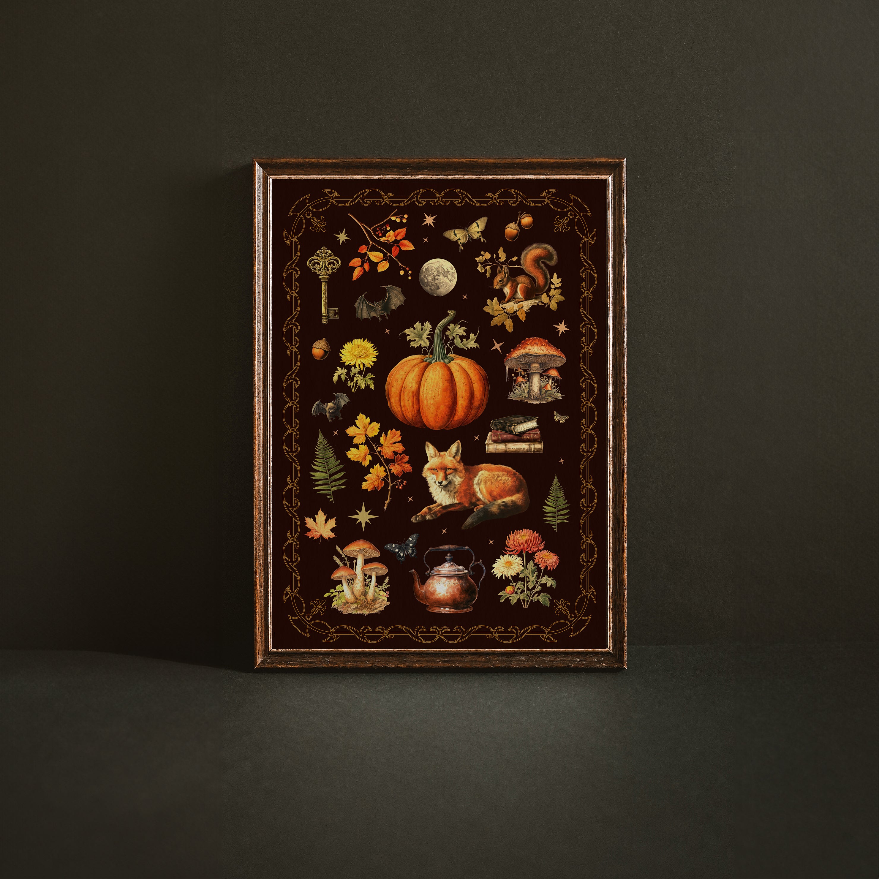 ART PRINT AUTUMN COLLAGE