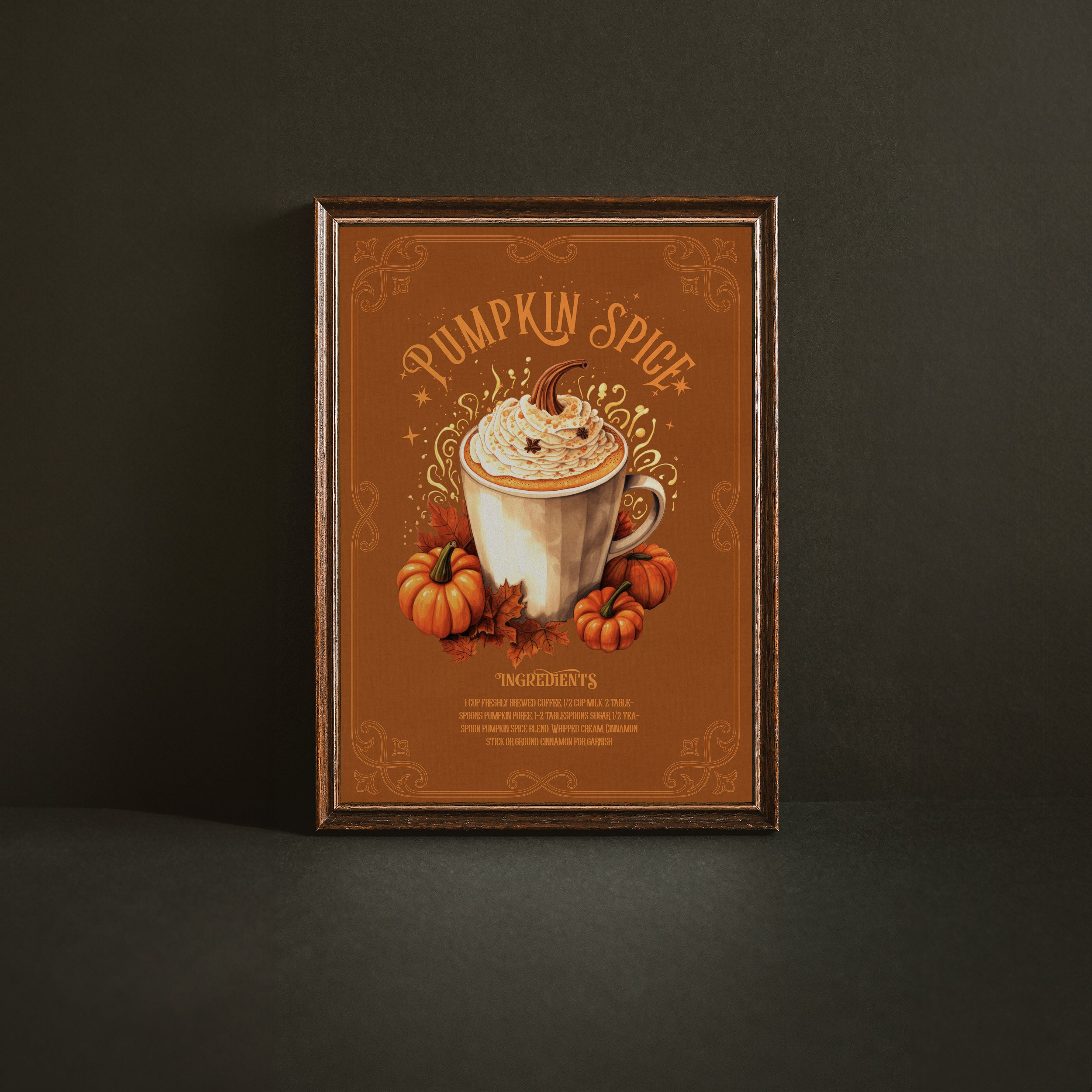 ART PRINT PUMPKIN SPICE