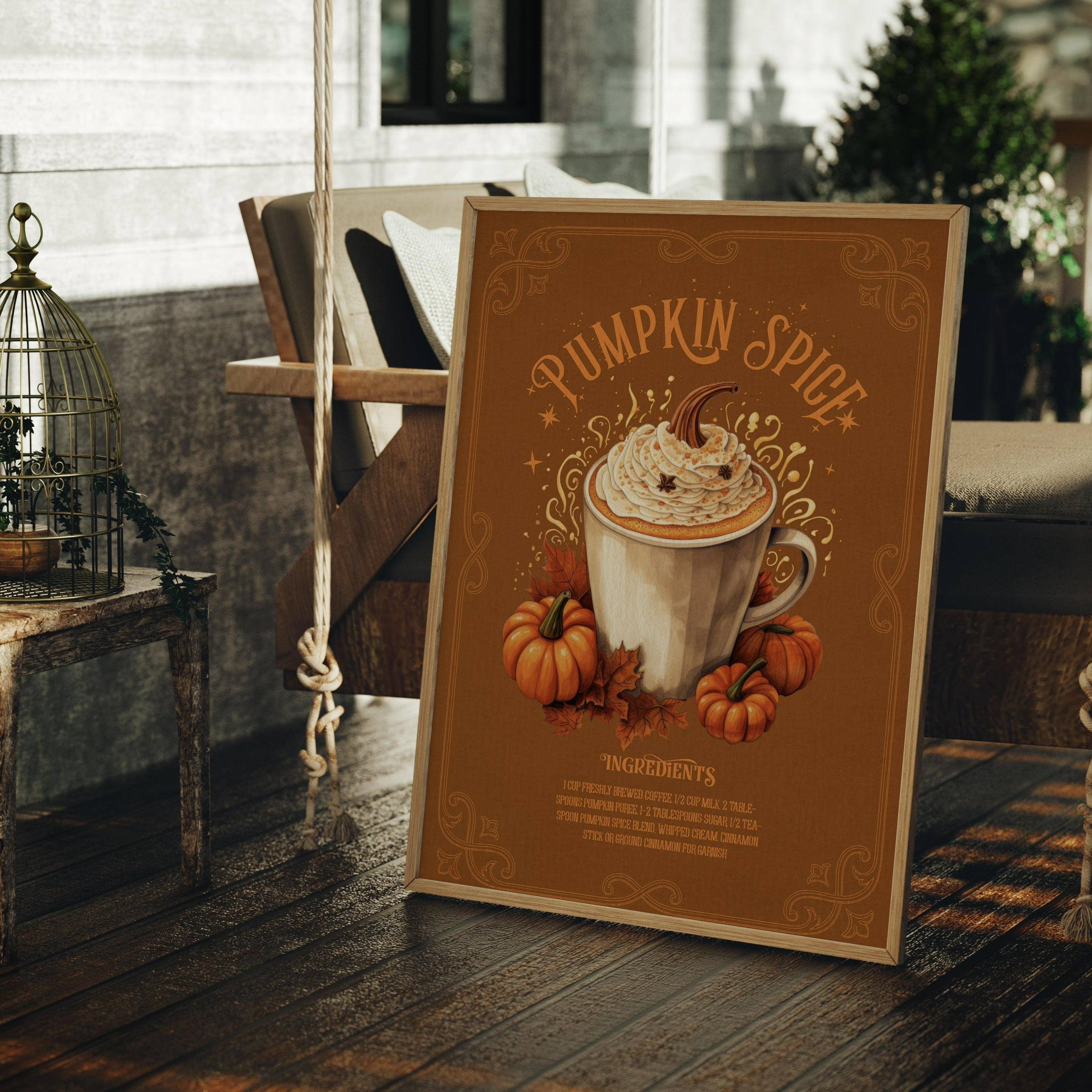 ART PRINT PUMPKIN SPICE