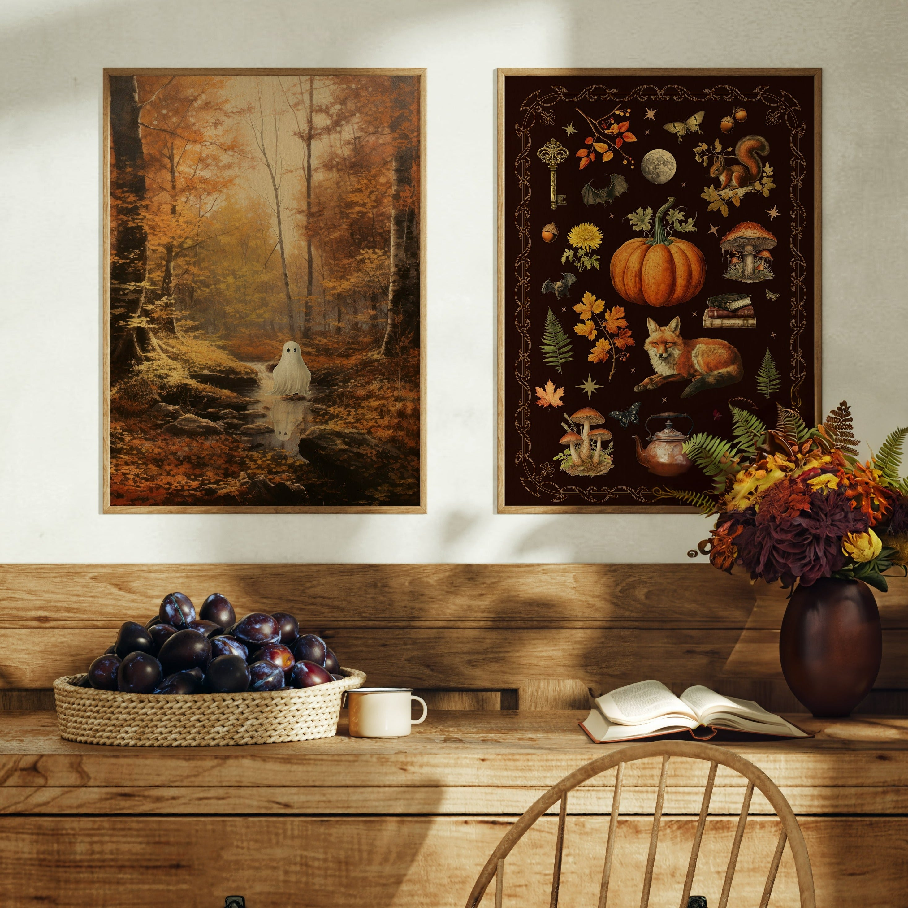 KUNSTDRUCK HERBST-COLLAGE