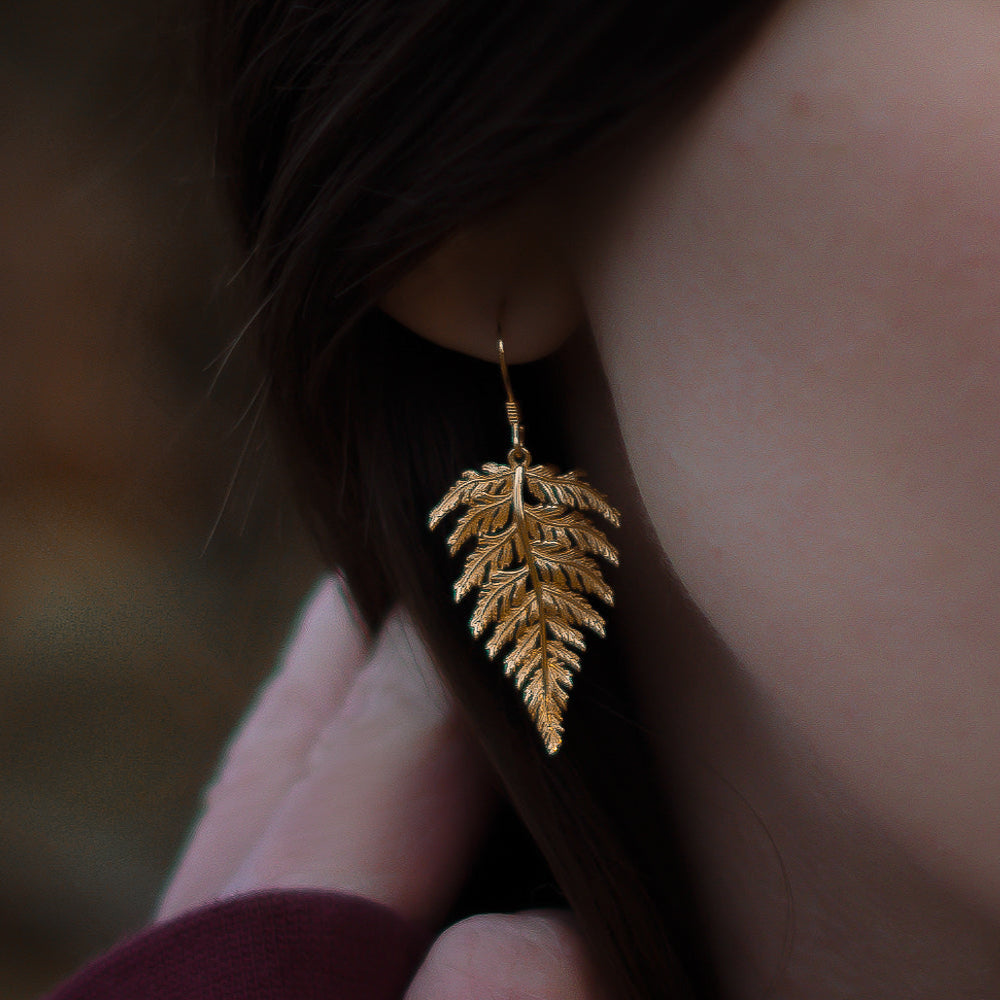 EARRINGS FERN