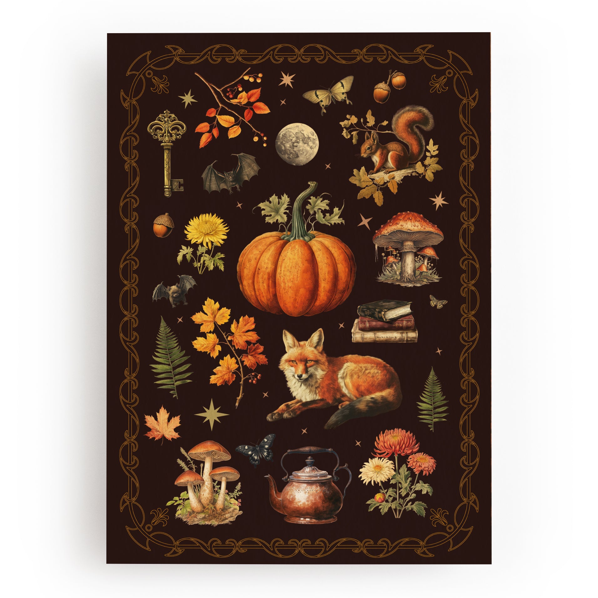 KUNSTDRUCK HERBST-COLLAGE