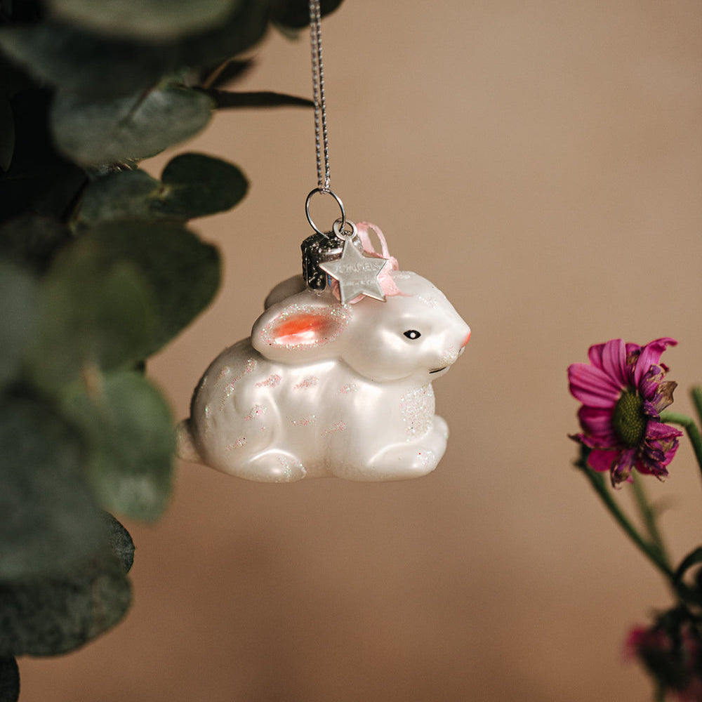 ORNAMENT-SET GÄNSEBLÜMCHEN & HASE