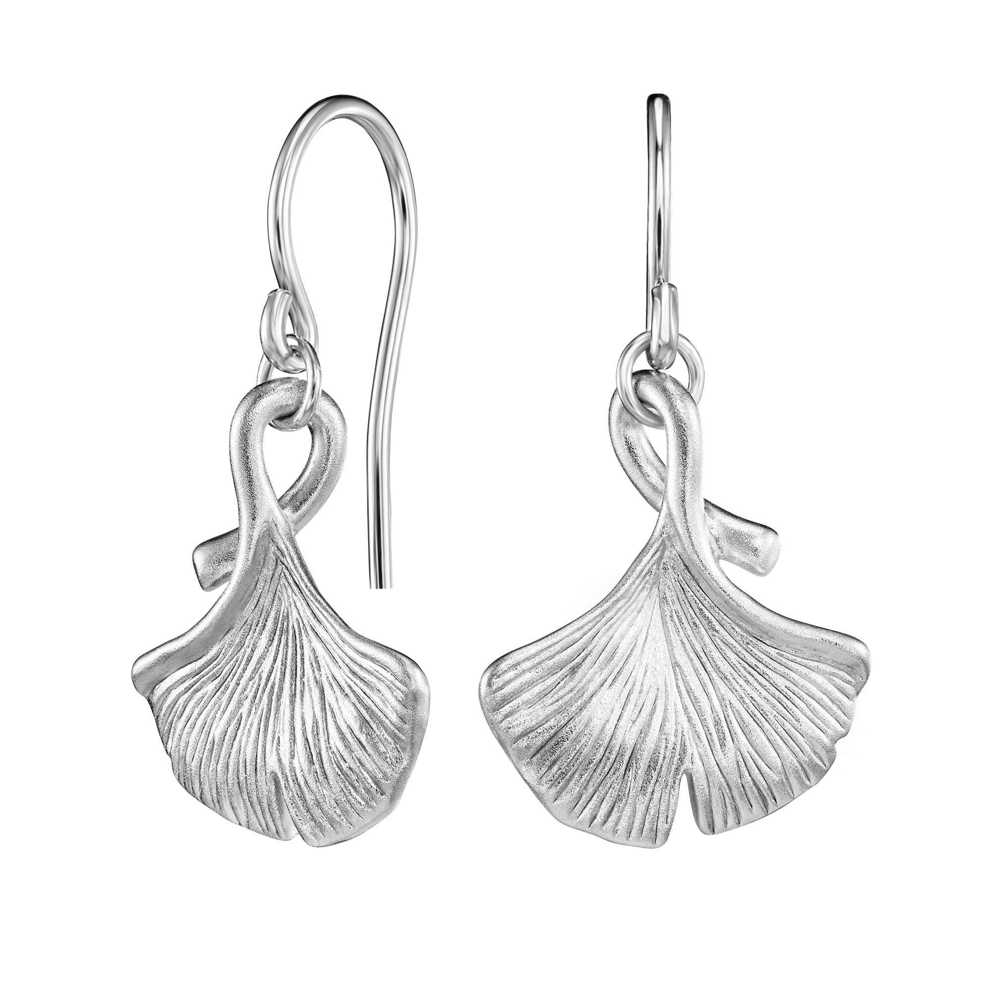 EARRINGS GINKGO LEAF II