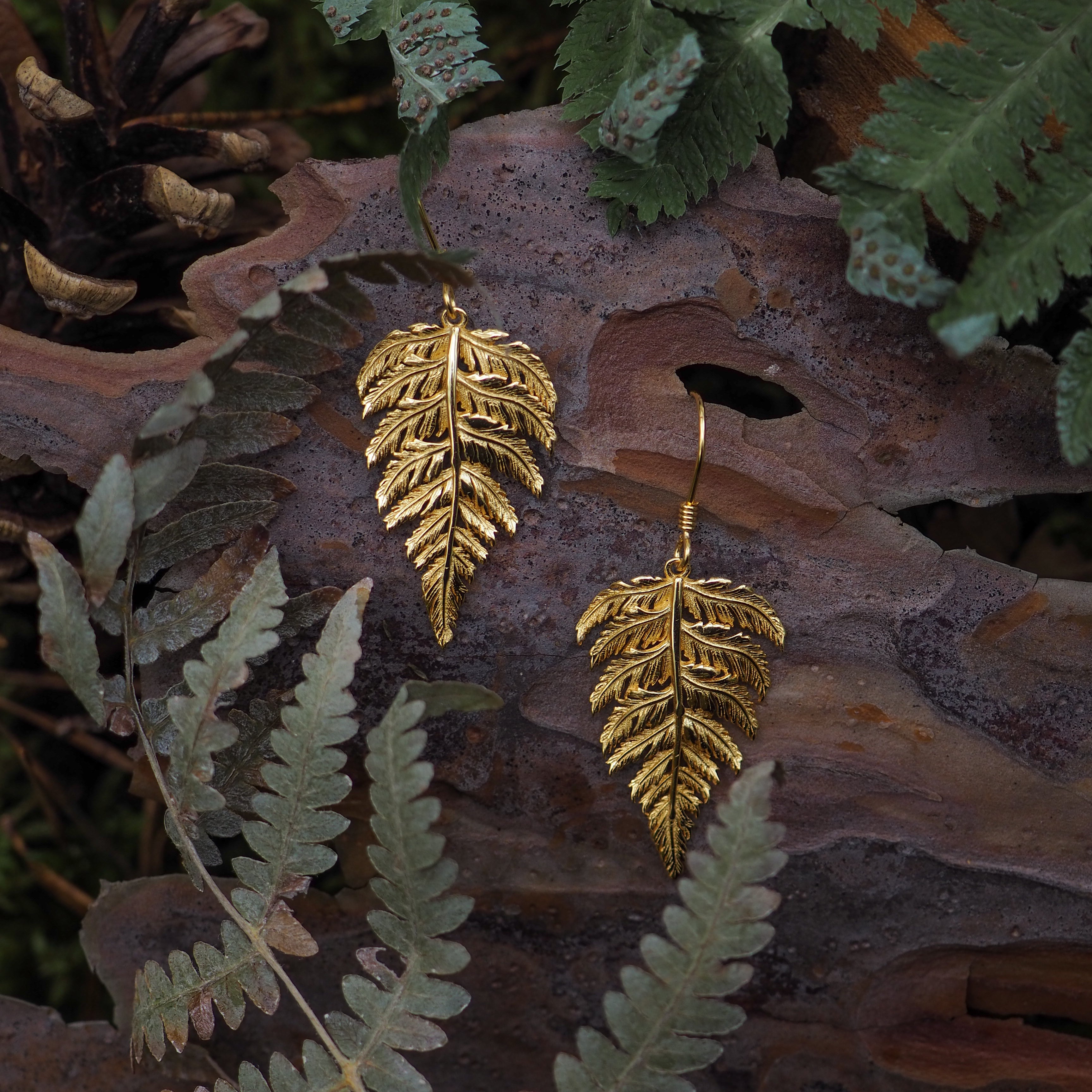 EARRINGS FERN