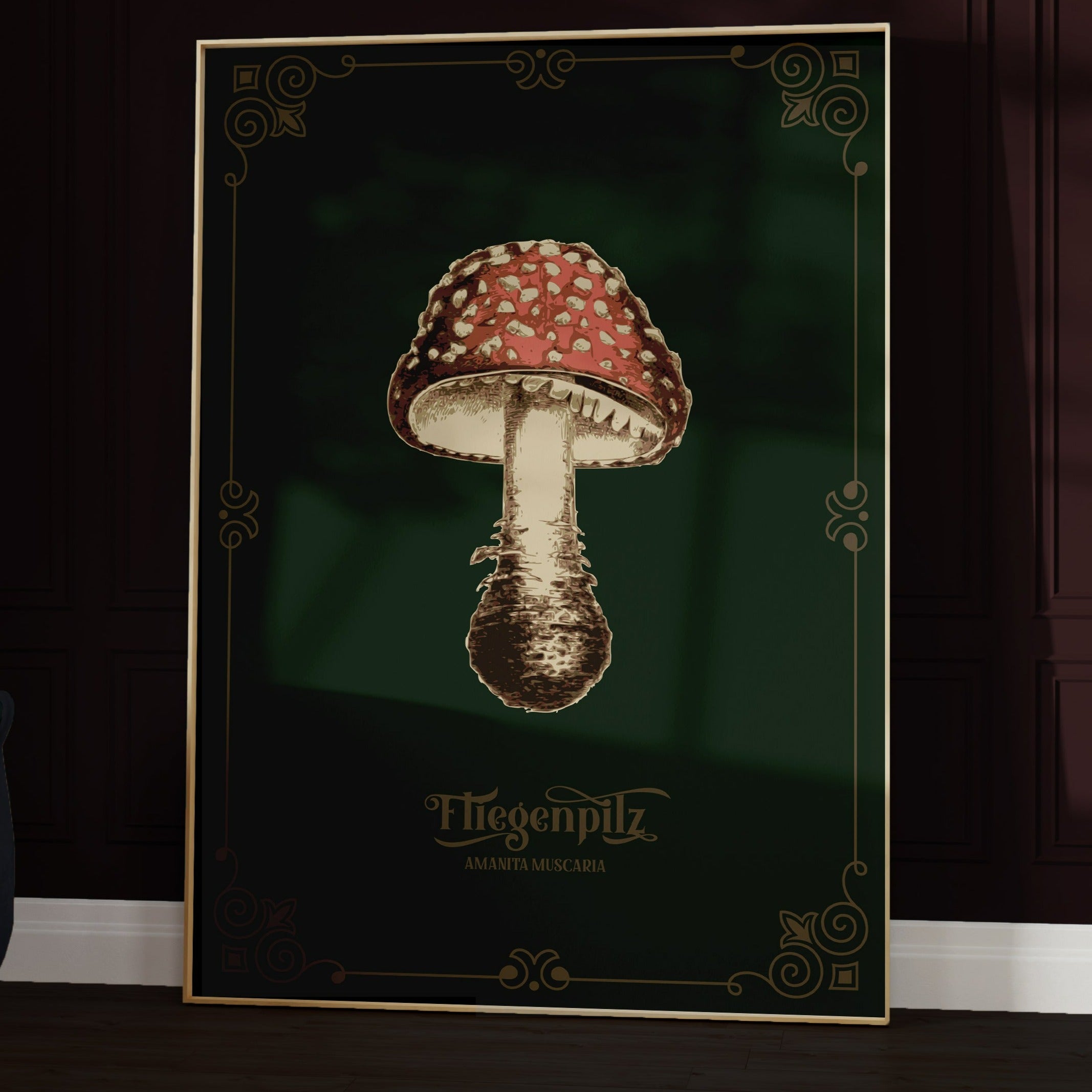 ART PRINT FLY MUSHROOM