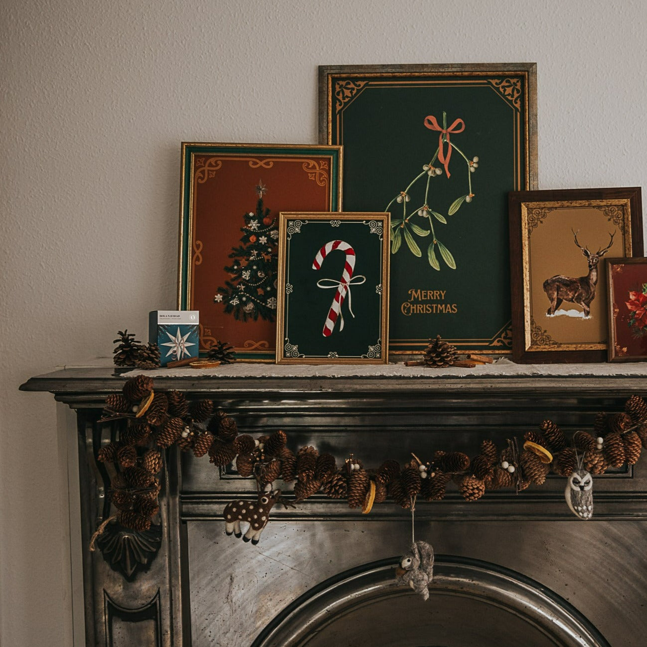 KUNSTDRUCK FESTLICHER WEIHNACHTSBAUM