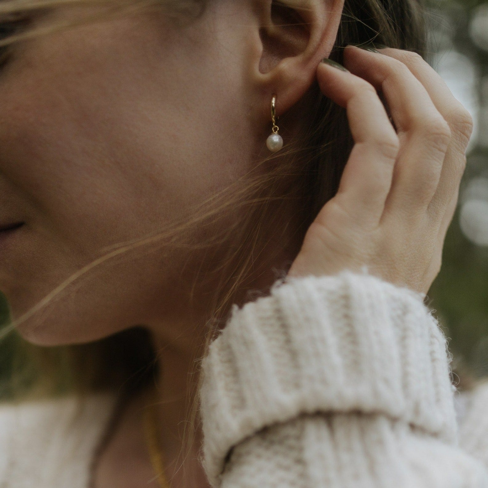 Hoop earrings CONSTANCE