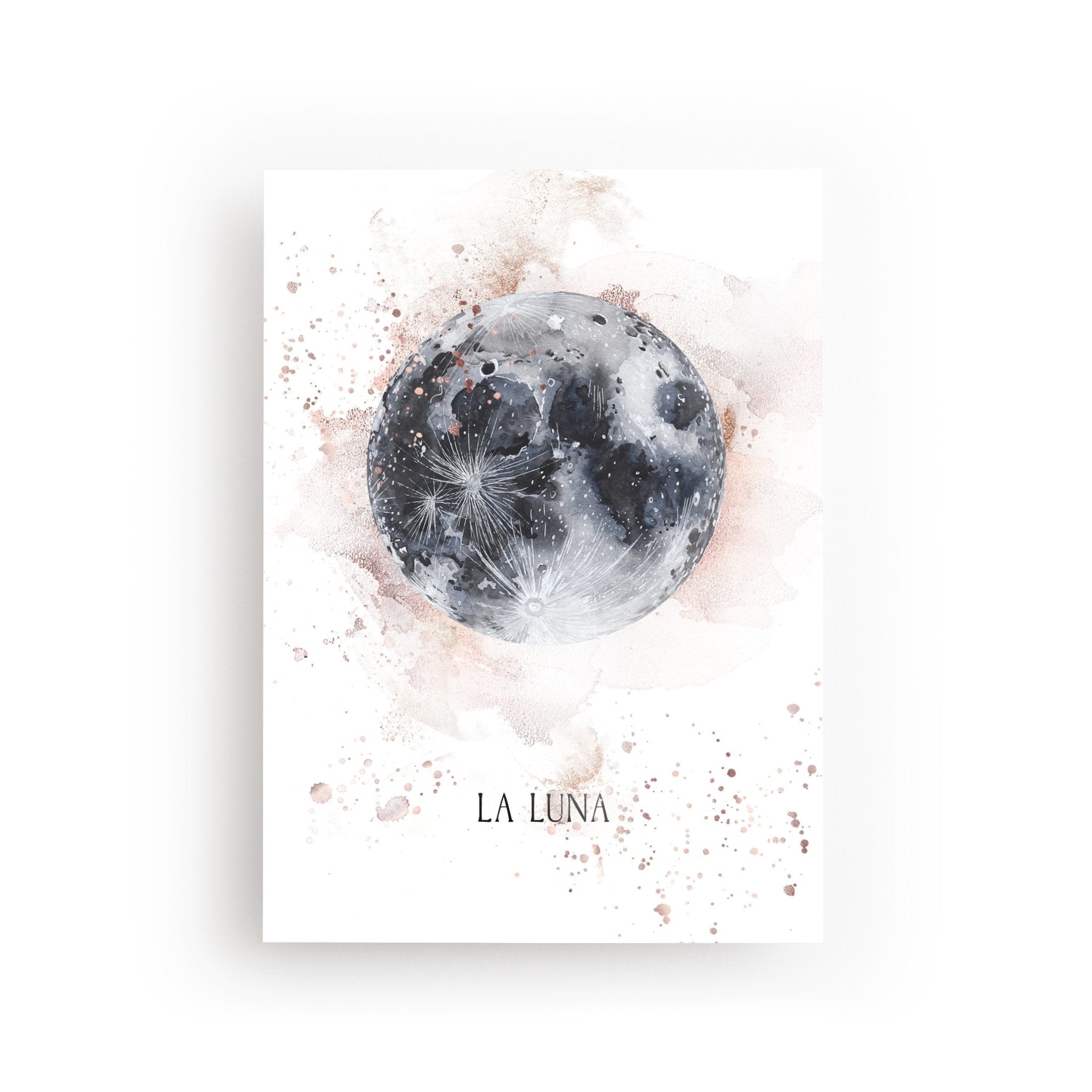 POSTKARTE LA LUNA - FLEURISCOEUR-